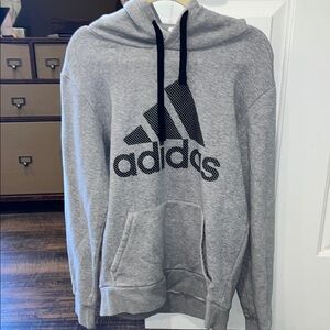 Adidas Gray Hoodie for Men, Size M